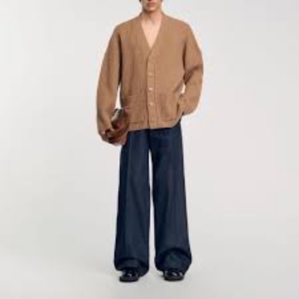 Nwt: Sandro Rib Cardigan